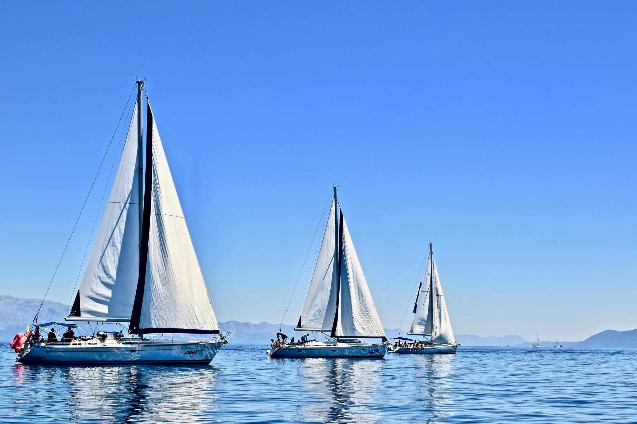 sailboats