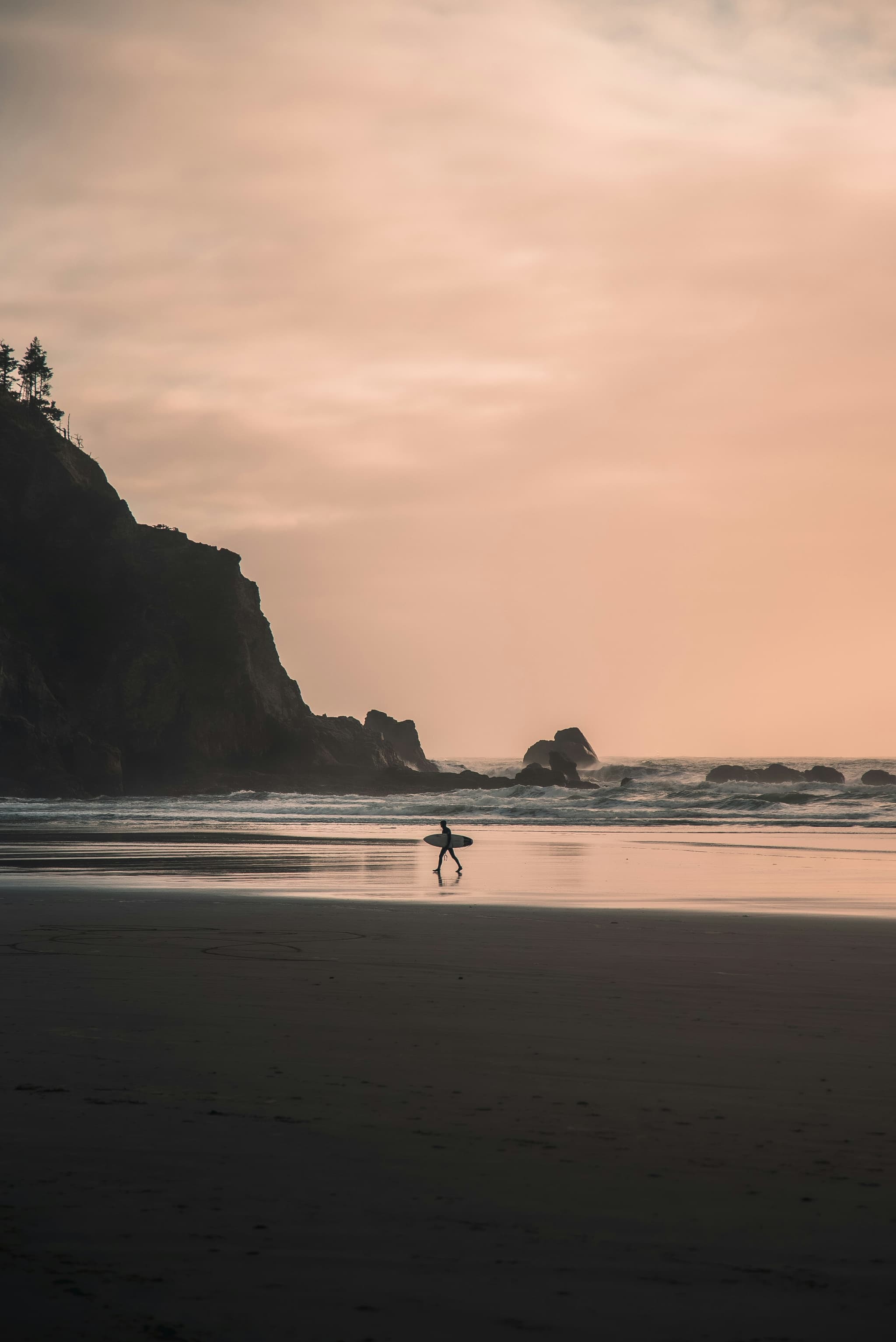 sunset surfer
